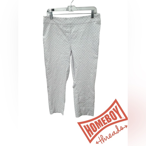 Penmans Pants - Penmans White Polka Dot Pants